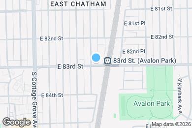 Map image of the property - 8251-8261 S Ellis Ave