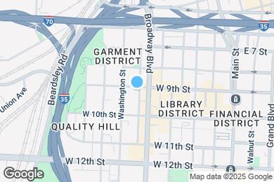 Map image of the property - 425 W 9th St