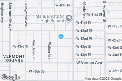 Map image of the property - 1044 W 42nd Pl