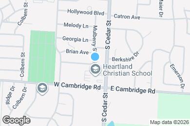 Map image of the property - 809 Mulberry St