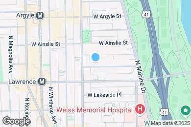 Map image of the property - 930 W Gunnison St