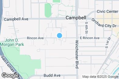 Map image of the property - 134 W Rincon Ave