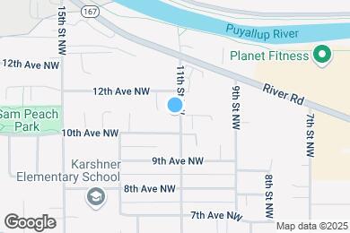 Map image of the property - 1016 11th St NW