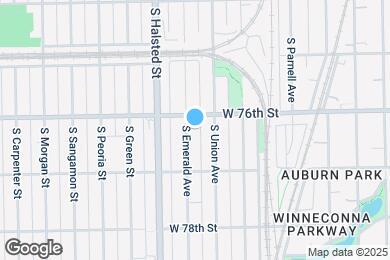Map image of the property - 7615 S Emerald Ave