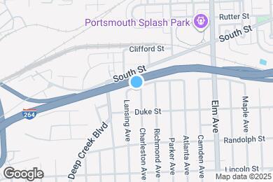 Map image of the property - 1324 Charleston Ave