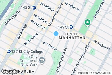 Map image of the property - 305 Convent Ave