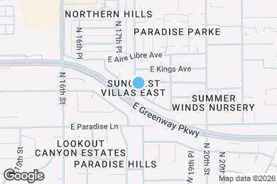 Map image of the property - 16253 N 18th St