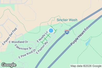 Map image of the property - 1504 E Helen Way