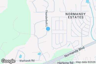 Map image of the property - 9312 Thunderbolt Dr