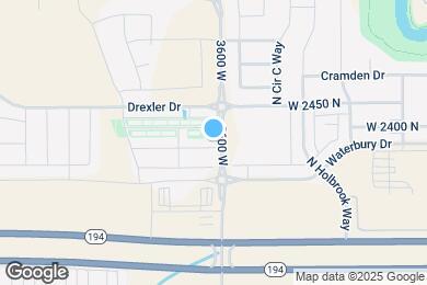 Map image of the property - 3628 W 2330 N