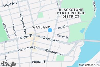 Map image of the property - 19 Moses Brown St