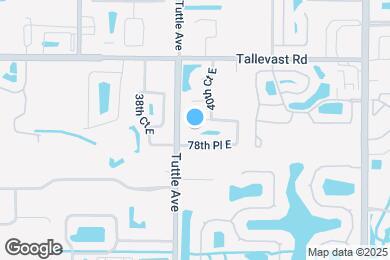 Map image of the property - 3910 78th Dr E