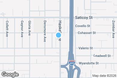 Map image of the property - 7437 Haskell Avenue
