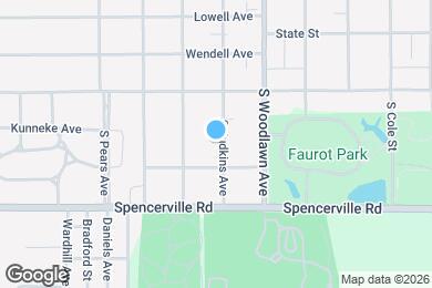 Map image of the property - 718 S Judkins Ave