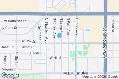 Map image of the property - 1010 N Lavon Ave