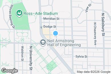 Map image of the property - 601 Evergreen St