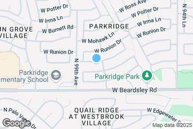 Map image of the property - 9825 W Tonopah Dr
