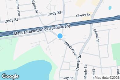 Map image of the property - 313 West Ave