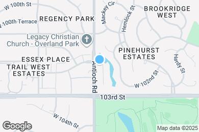 Map image of the property - 8660 W 102nd Terrace