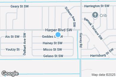 Map image of the property - 748 Geddes St SW