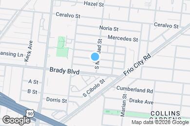 Map image of the property - 2331 S Navidad St