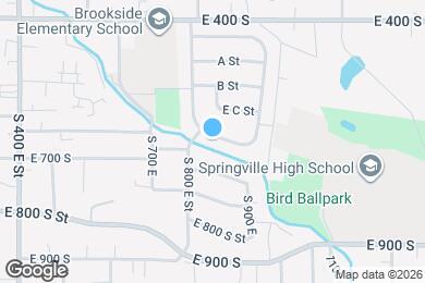 Map image of the property - 354 S Brookside Dr