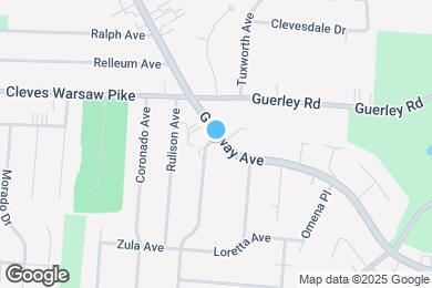 Map image of the property - 1192 Overlook Ave