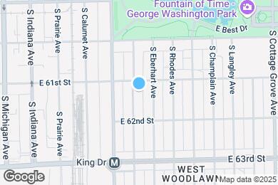 Map image of the property - 6117 S Vernon Ave