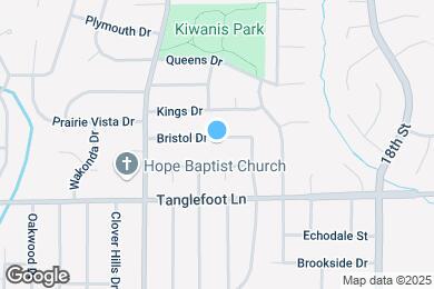 Map image of the property - 1951 Bristol Dr