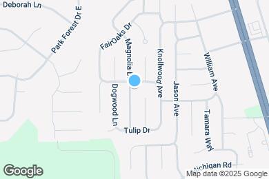 Map image of the property - 4041 Magnolia Dr