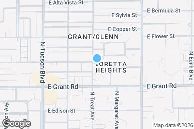 Map image of the property - 2466 N Treat Ave