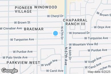 Map image of the property - 6744 W Turquoise Ave