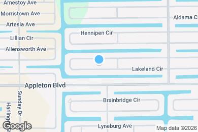 Map image of the property - 15385 Lakeland Cir