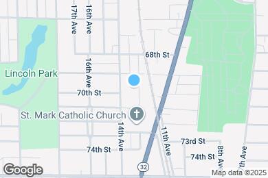 Map image of the property - 6920 13th Ave