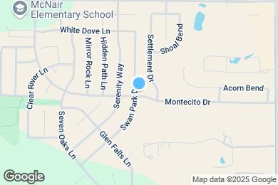 Map image of the property - 8209 Swan Park Dr