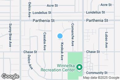 Map image of the property - 8547 Keokuk Ave