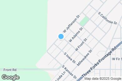 Map image of the property - 407 W Jefferson St