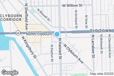 Map image of the property - 1580 N Clybourn Ave