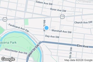 Map image of the property - 710 Marshall Ave SW