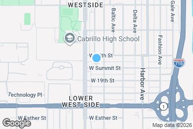 Map image of the property - 1629 W Summit St