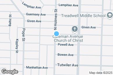 Map image of the property - 852 N Holmes St