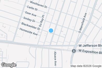 Map image of the property - 5238 Blackwelder St