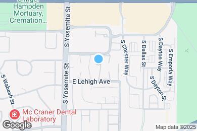 Map image of the property - 9255 E Lehigh Ave