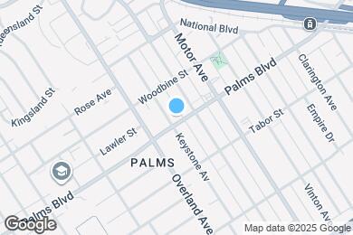 Map image of the property - 10527 Palms Blvd