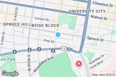 Map image of the property - 301 S 40th St