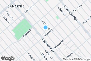 Map image of the property - 3BR 1BA Sunny Corner Duplex w/ backyard