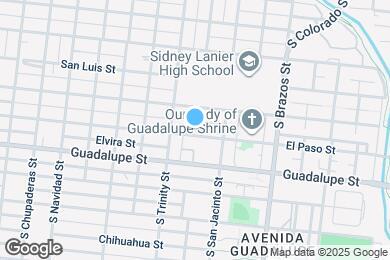 Map image of the property - 1607 El Paso St