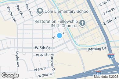 Map image of the property - 511 W 6th St