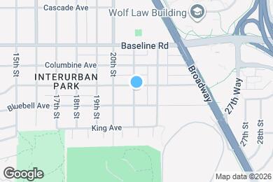 Map image of the property - 2102 Mariposa Ave