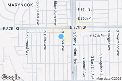 Map image of the property - 8742 S Harper Ave